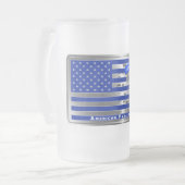 Chope Givrée Drapeau Parachutiste américain spécialement conçu (Devant gauche)