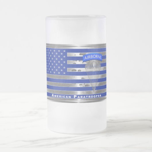 Chope Givrée Drapeau Parachutiste américain spécialement conçu (Centre)