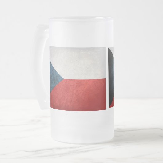 Chope Givrée Drapeau République tchèque ; (Devant gauche)
