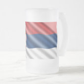 Chope Givrée Drapeau serbe (Devant droit)