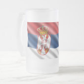 Chope Givrée Drapeau serbe (Devant gauche)