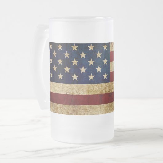 Chope Givrée Drapeau USA / Grunge (Devant gauche)