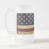 Chope Givrée Drapeau USA / Grunge (Gauche)