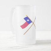 Chope Givrée Drapeaux croisés du Texas et de Dodson (Devant gauche)