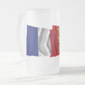 Chope Givrée Drapeaux de ondulation de la France et de (Devant gauche)