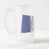 Chope Givrée Drapeaux de ondulation de la France et de (Gauche)