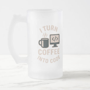 Chope Givrée Drôle, Je Transforme Le Café En Code