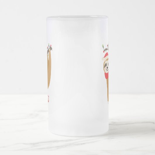 Chope Givrée Drôle Joyeux Noël Sloth | Vacances (Centre)