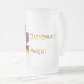 Chope Givrée Drôle mignon dachshund pour parent chien long (Devant droit)
