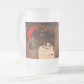 Chope Givrée Drôle Sun Smart Meerkat sous parapluie, (Devant gauche)