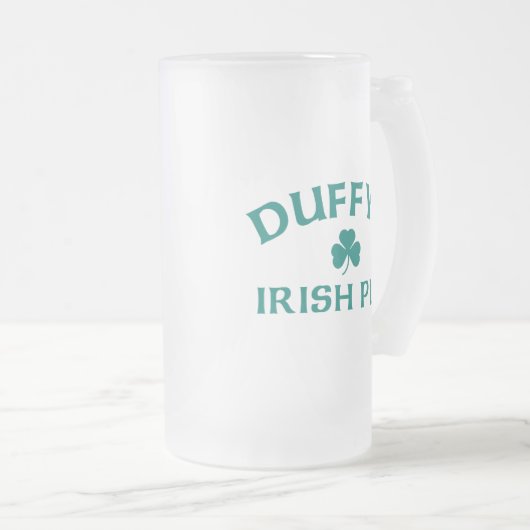Chope Givrée Duffy's Irish Pub Glass (Devant droit)
