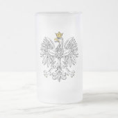 Chope Givrée Eagle polonais avec la couronne d'or (Centre)