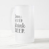 Chope Givrée économiser l'eau boire de la bière (Devant gauche)