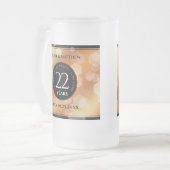 Chope Givrée Élégant 22e anniversaire de Mariage de cuivre (Devant gauche)