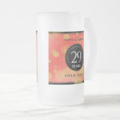 Chope Givrée Élégant 29e anniversaire du Mariage Garnet (Devant droit)