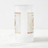 Chope Givrée Élégant 3ème anniversaire de Mariage en cuir (Centre)