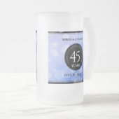 Chope Givrée Élégant 45e anniversaire de Mariage Sapphire (Devant droit)