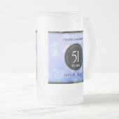 Chope Givrée Élégant 51e anniversaire de Mariage Sapphire (Devant droit)