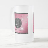 Chope Givrée Élégant 52ème anniversaire de Mariage de rubis éto (Devant gauche)