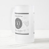 Chope Givrée Élégant 60e anniversaire de Mariage de diamant (Devant gauche)