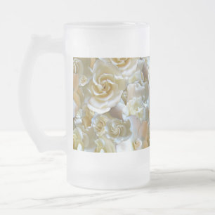 Chope Givrée Élégant Rose floral Motif pétal