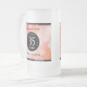 Chope Givrée Elégante 35ème anniversaire de Mariage de corail (Devant gauche)