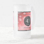 Chope Givrée Élégante célébration du 40e anniversaire du Mariag (Devant droit)