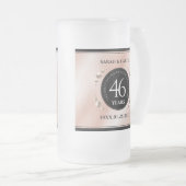 Chope Givrée Élégante célébration du 46e anniversaire du Mariag (Devant droit)