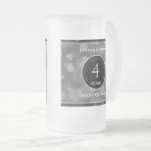 Chope Givrée Élégante fête du 4e anniversaire du Mariage de lin (Devant droit)