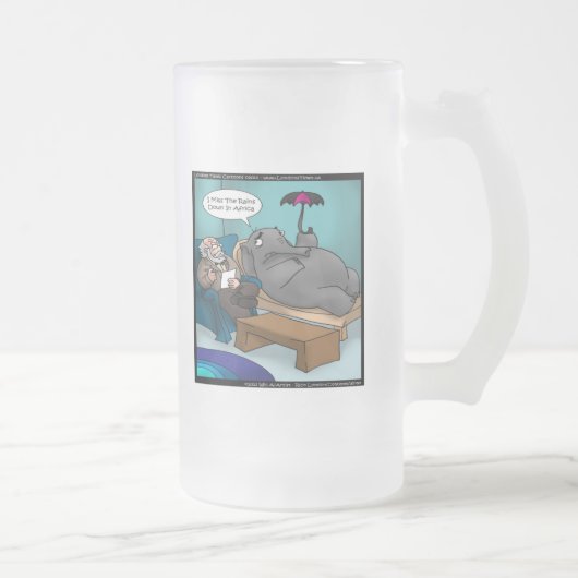 Chope Givrée Éléphant Drôle en Thérapie (Droit)