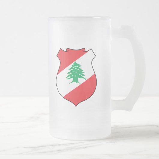 Chope Givrée emblème du liban (Droit)