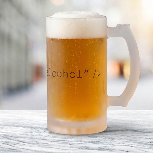 Chope Givrée Entrée HTML Alcool