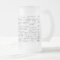 Équations //de maths écrites par main