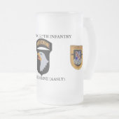 Chope Givrée ęr INFANTERIE de MILLIARD (ABN) la 327TH ATTAQUENT (Devant droit)