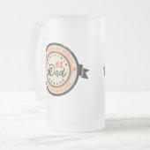 Chope Givrée Étiquette Vintage DAD personnalisé N° 1 (Devant gauche)