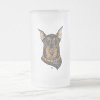 Étude de tête de Doberman Pinscher