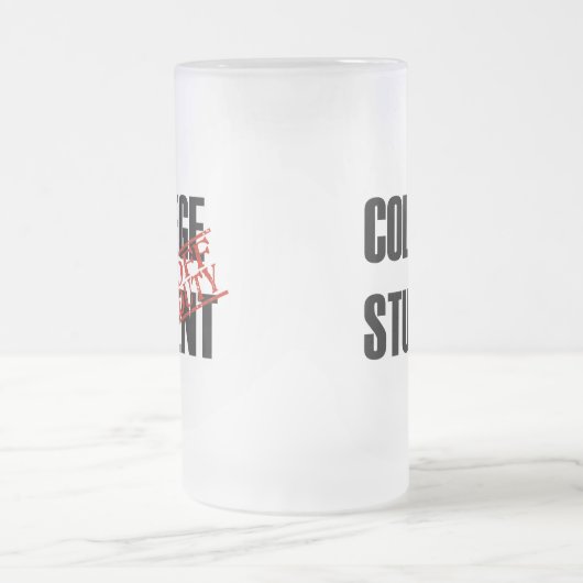 CHOPE GIVRÉE ÉTUDIANT UNIVERSITAIRE QUI N'EST PAS DE SERVICE (Centre)