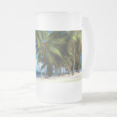 Chope Givrée Exotic beach throw pillow (Devant droit)