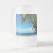 Chope Givrée Exotic beach throw pillow (Devant gauche)