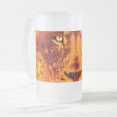 Chope Givrée Face de lion orange (Devant gauche)