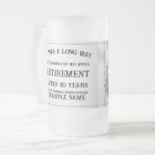 Chope Givrée Faire-part de retraite avec vieilles éperons (Devant gauche)