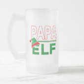 Chope Givrée Famille Elf | Papa Elf Noël Fête #TeamElf (Gauche)