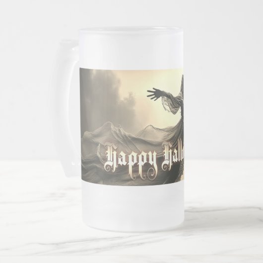 Chope Givrée Fantôme noir féminin dans Hellscape - Halloween (Devant gauche)