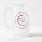 Chope Givrée Fête de Noël Père Noël (Gauche)