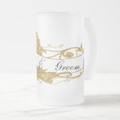 Chope Givrée Feuille d'or et Mariage de bannière (Devant droit)