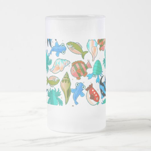 Chope Givrée Fish Aquarium Fish Motif (Centre)