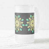 Chope Givrée Fleur de néon jaune et vert (Devant droit)