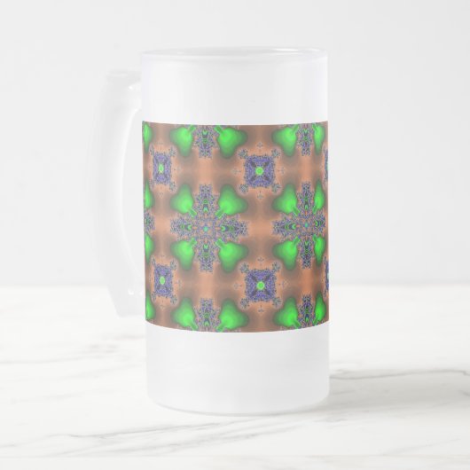 Chope Givrée Fleurs Artdeco dans le style rétro (Devant gauche)