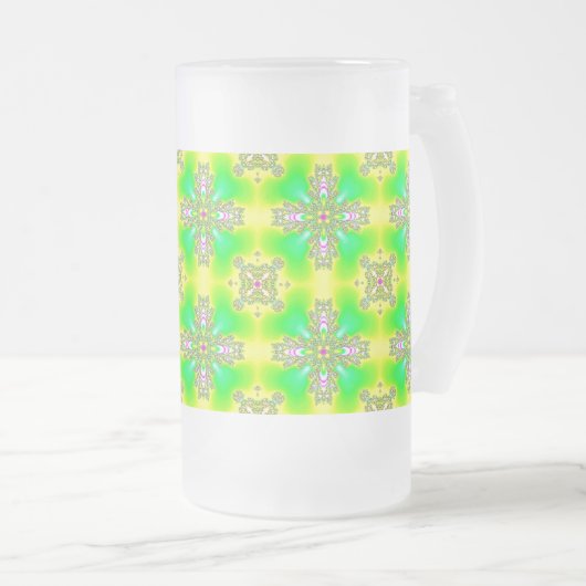 Chope Givrée Fleurs Artdeco dans le style rétro (Devant droit)