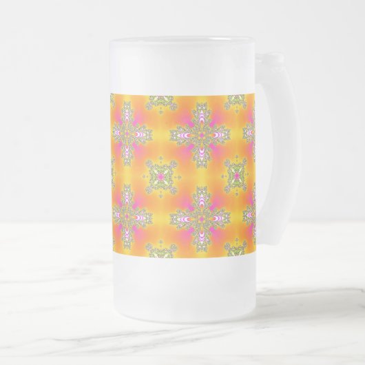 Chope Givrée Fleurs Artdeco dans le style rétro (Devant droit)